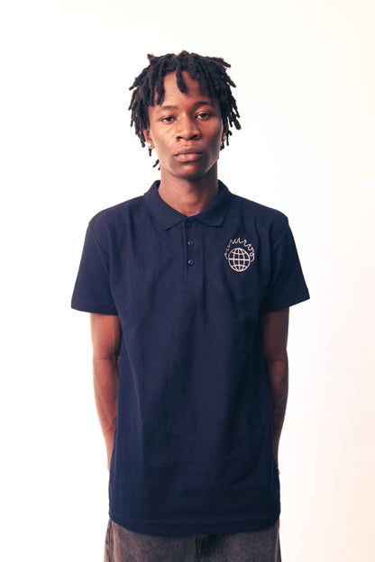 navy blue Polo T